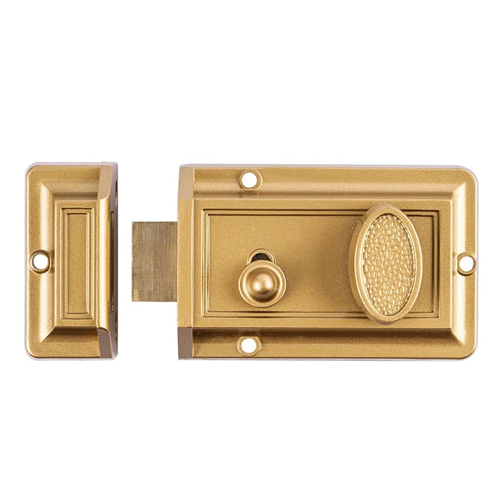Cylindre de zinc lock verrouillage de porte de nuit doré robuste