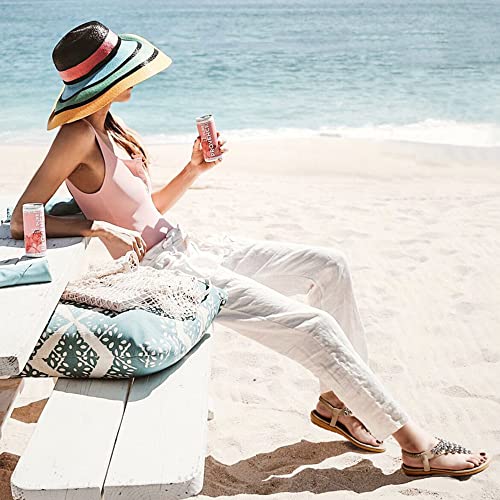 Harence Sandals For Women Dressy Summer Flat Comfortable Elastic Flats Casual Non Slip Thong Bohemian Womens Sandal #TOP6