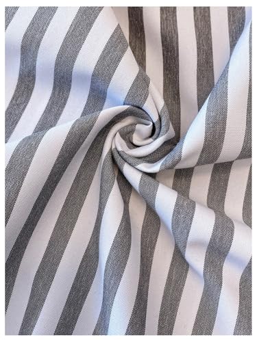 GORGLITTER Women's Striped Wide Leg Pants Flared Paperbag Waist Belted Trousers with Pockets4