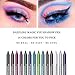 LOKFAR 14 Colors Eyeliner Pen Colorful Set, Pearl Eyeliner Kit Metallic Eyeshadow Pencil Matte Glitter Colored Eye-Liner, Long Lasting Professional Eye Makeup Set Colorful Eyeliner Eye Color for Women