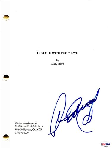 CLINT EASTWOOD & AMY ADAMS SIGNED AUTOGRAPH - TROUBLE WITH THE CRUVE FULL MOVIE SCRIPT - JUSTIN TIMBERLAKE, HARRY CALLAHAN, DIRTY HARRY, UNFORGIVEN,