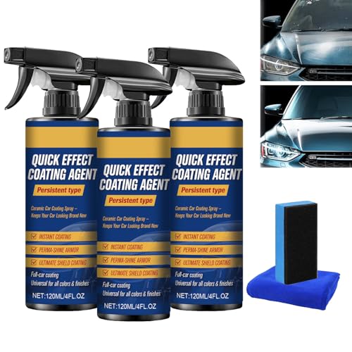 Spray Abrillantador Cerámico para Autos 3 Unidades miniatura 1