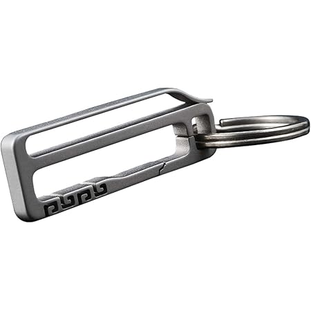 Amazon Co Jp Jasumin ベルト キーホルダー チタン合金 カラビナ キーリング ベルトフック キーチェーン バイク 車 鍵 Jm 127 Aタイプ ベルトクリップ型 ホーム キッチン