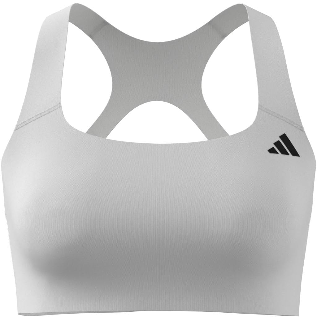 adidas dames Optime Workout Medium Support Bra, white, XXS