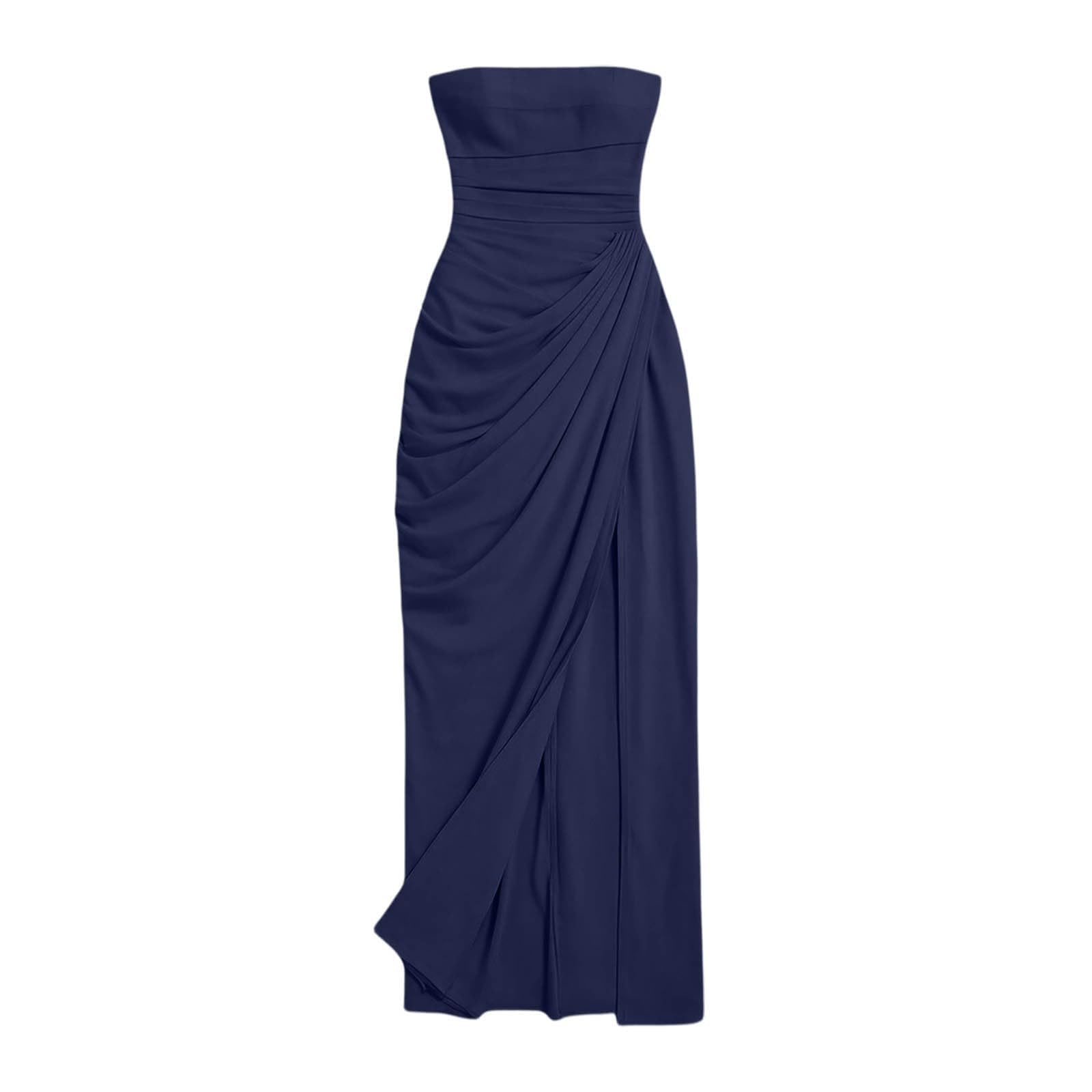 Vestido de Noche Elegante Línea A para Mujer, Hombros Descubiertos y Largo Bodycon, Dama de Honor, Invitada de Boda o Graduación