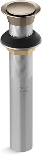 Miniatura 5 de Kohler 33151-2MB K-33151-2MB - Drenaje para lavabo de baño sin desbordamiento, latón cepillado vibrante moderno