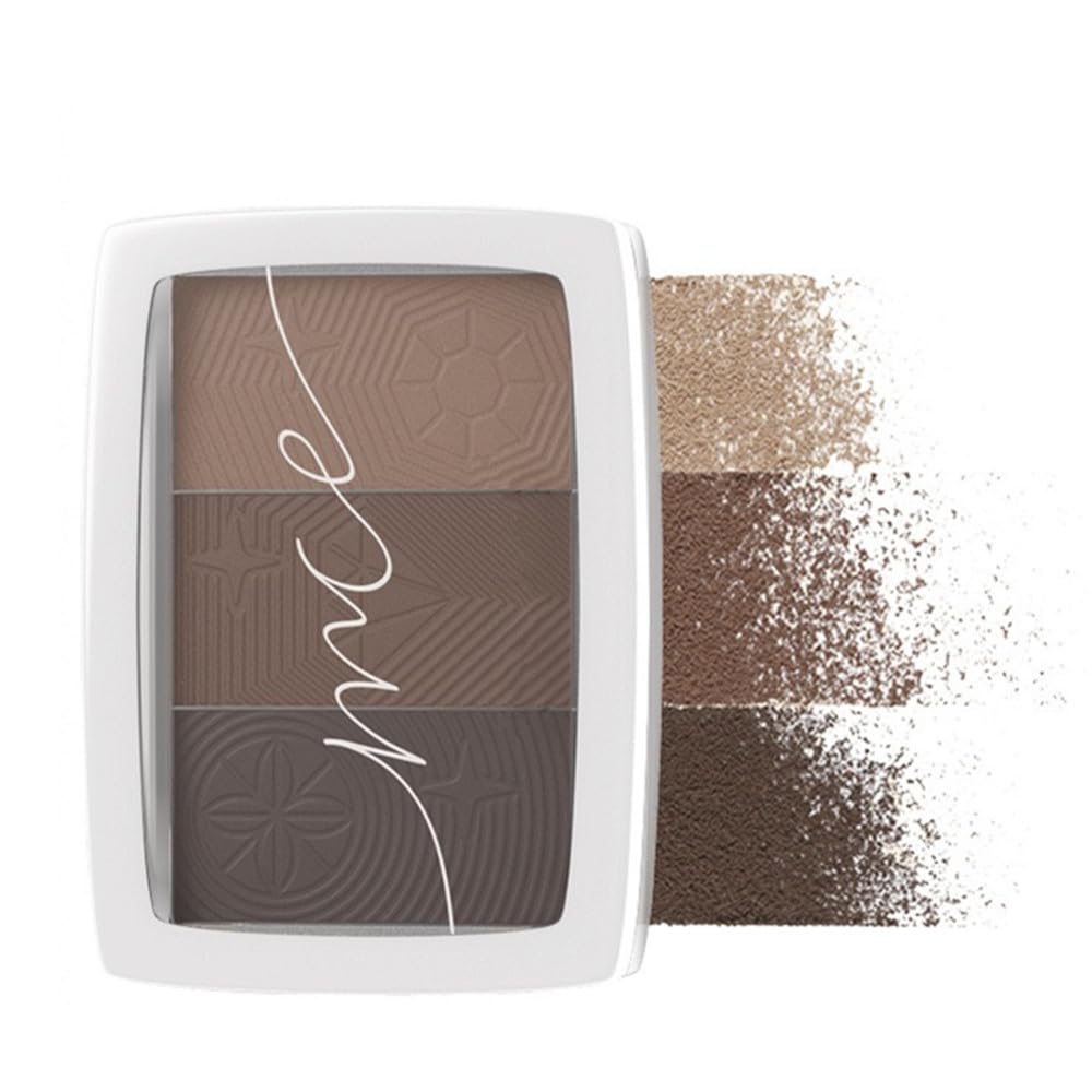 Eyebrow Powder-3Color Brow Palette,Fills and Shapes Perfect Brows for Women