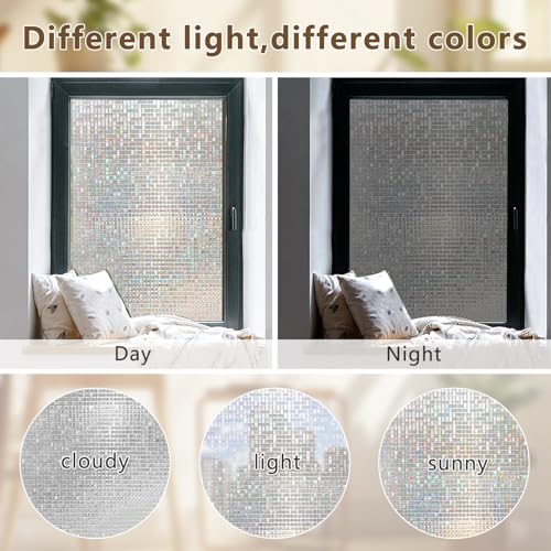 Vinilo Decorativo 3D Para Ventanas Efecto Vitrales miniatura 6