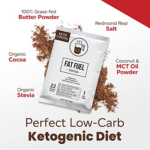 The Fat Fuel Company Fat Fuel Company - Instant Keto Cocoa, Made With Organic Cocoa Powder, Stir Cocoa Chocolate Powder With Hot Or Cold Water, Low Carb Cocoa Drink thumb #5