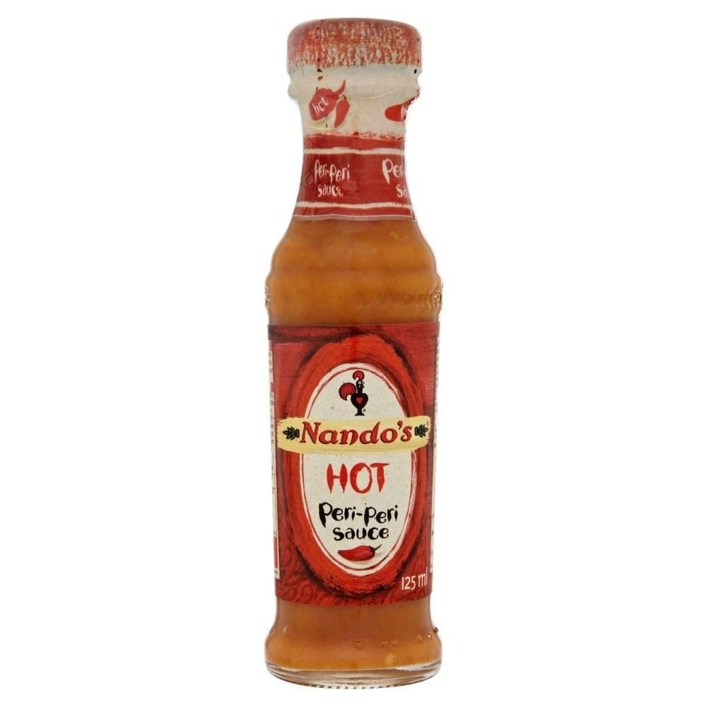 Nando's Gorący sos peri (125 ml) - opakowanie 6 szt.
