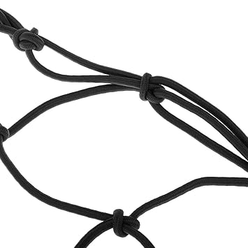 VMS INDIA Hook Elastic Car Trailer Roof Rack Boot Luggage Bungee Cord Cargo Net Black