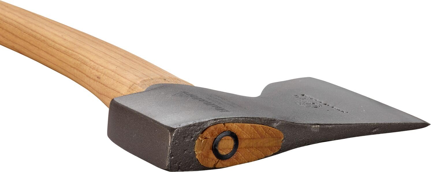 Handgeschmiedetes Beil SY SV 510mm aus Schmiedeeisen I Hultafors I Geschmiedet in Schweden I 1340g Premium Zimmermannsbeil mit Hickory Holzstiel I Nachschleifbar I 840326