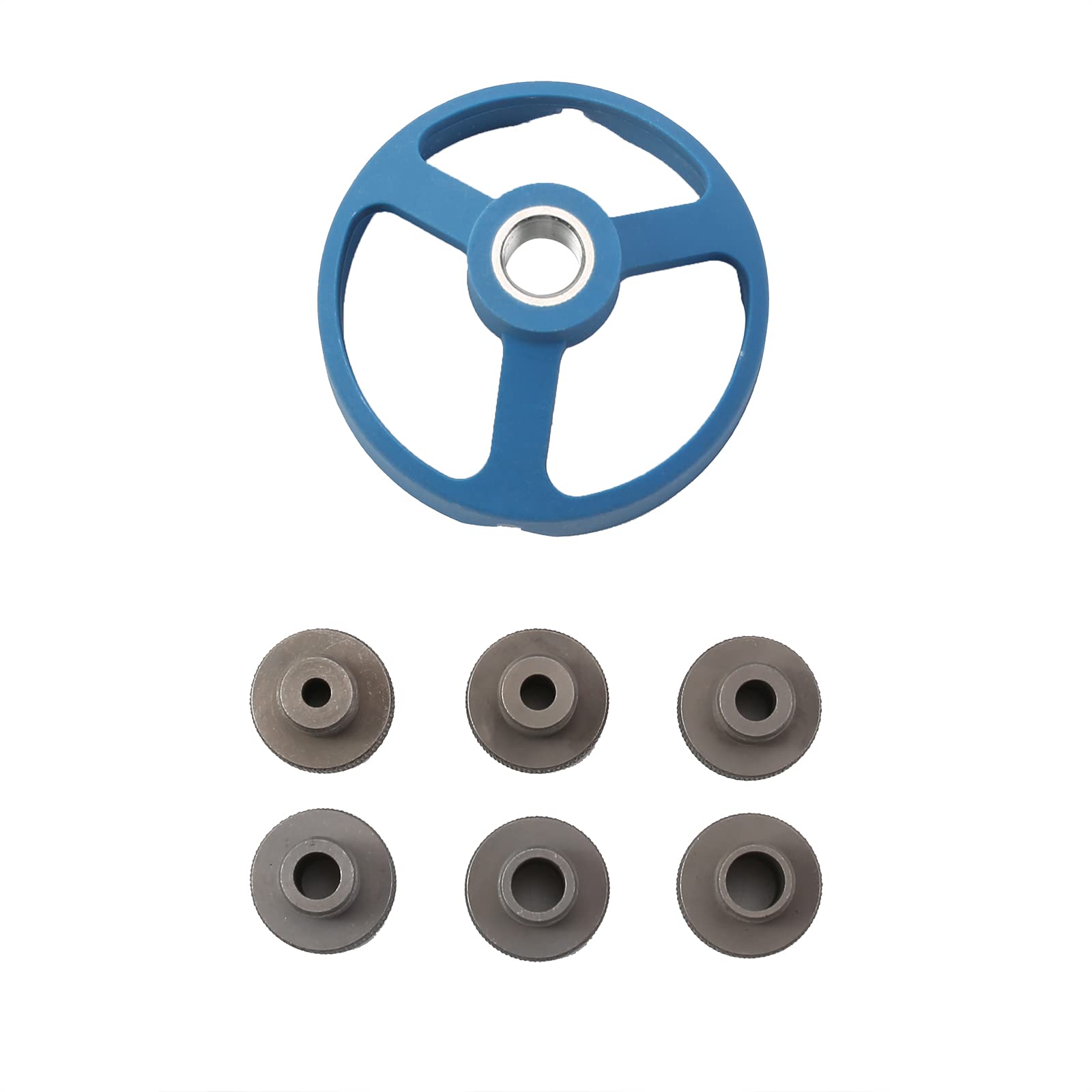 Drill Guide Jig with 5/6/7/8/9/10mm Drill Bushings,Woodworking Doweling Hole Drill Guide Tool,Punch Locator Drill Guide Portable Drill Press for Stocking Stuffers