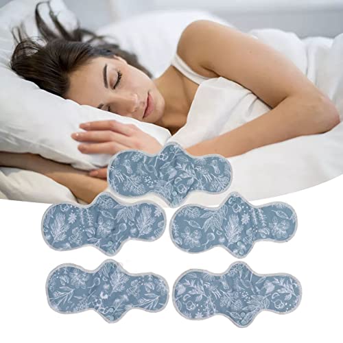 Pensos Menstruais Reutilizáveis 5pcs Almofadas de Tecido de Fibra de Bambu Com Bolsa de Armazenament