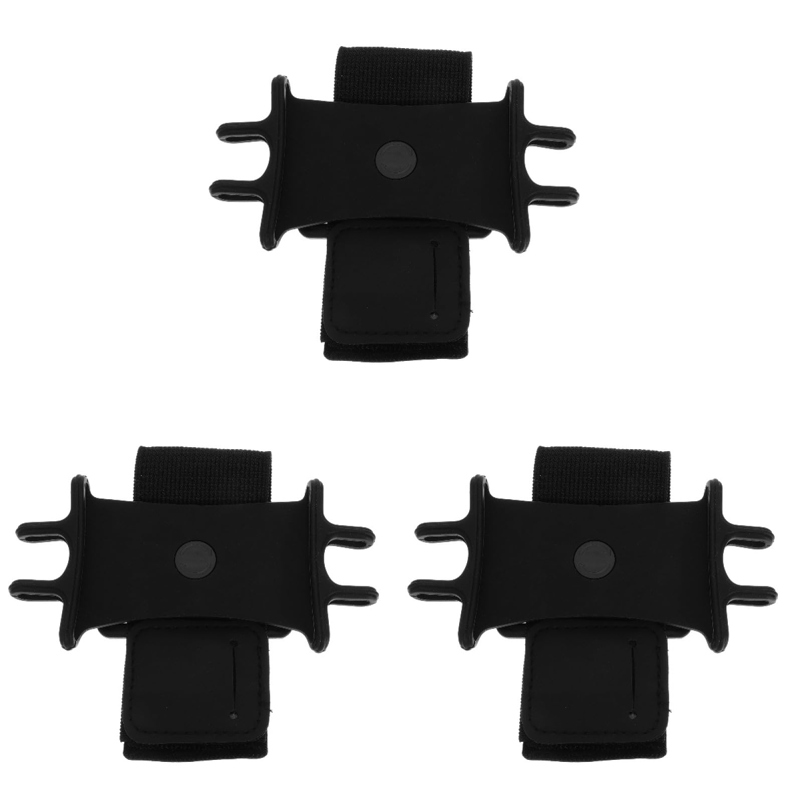 NUOBESTY 16 Pezzi braccialetto del cellulare mano supporto per telefono da braccio da corsa BASSO DEL BRANIO DI PELLA PELLITÀ cinghia manuale per il telefono Gel di silice