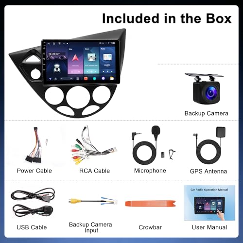 4G+64G Car Radio Stereo for Ford Focus 1998-2006 by YORKNEIC - Used condition - Image 9