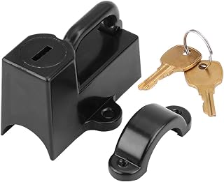 Trava De Arnês Para Motocicleta Montada Na Estrutura XTevu - Trava De Arnês Para Motocicleta Kuryakyn Cruiser, 1-1/4 A 1-1/2 (4232), Trava De Capacete Para Motor(Preto)