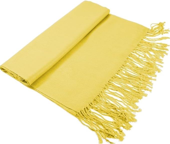 Goyoma Women Plain Solid Colors Large Soft Silky Pashmina Shawl Wrap Scarf2