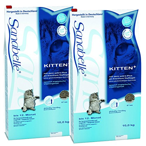 2x10 kg = 20 kg Sanabelle KITTEN Katzenfutter - heranwachsende / säugende Katzen