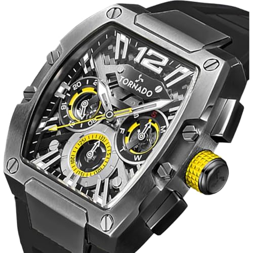 Image of Tornado XENITH Men's VX9J Movement Watch, Multi Function Display and Premium Flexible & Durable Silicone Strap - T23105