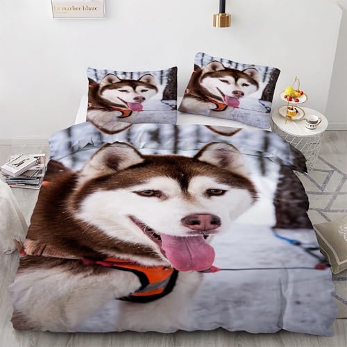 Housse de couette rauque en microfibre douce lit 90x190 - 2