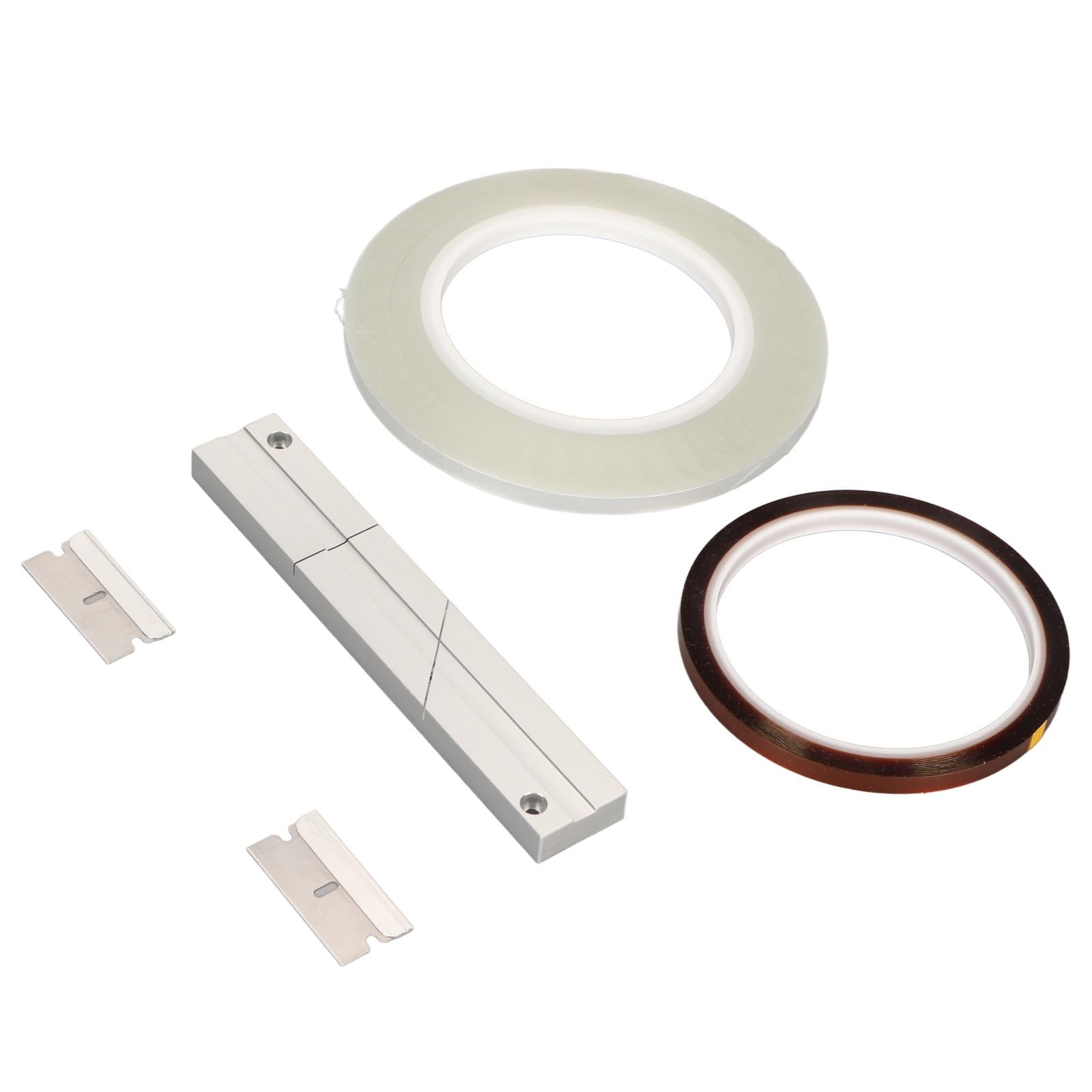 1/4 10 Zoll Spleißblock Kit Universal Open Reel Tape Media mit Spleißband, Vorfachband und Klingen für Revoxsonido