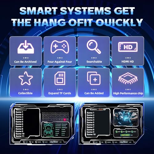 HKOORLAMULS G11pro gamebox hd game stick tv console,Plug and Play Video Games,2.4G Wireless controller retro gamer pro,Black,Emuelec4.3 (64G) - Image 4