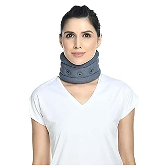 Soft Cervical Collar with Support Soft Neck Support Neck Support Belt (GREY)
