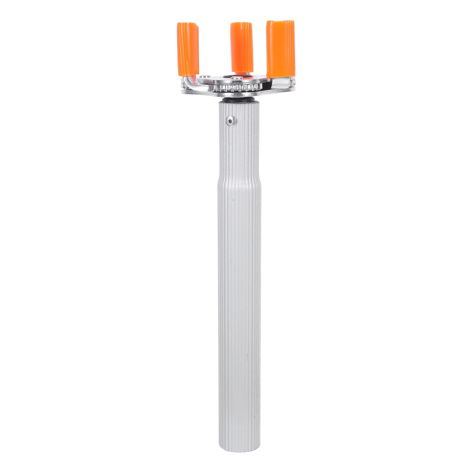 Ipetboom Herramienta de Extracción para Detectores de Humo con Cabezal de Garra y Poste Corto, Accesorio de Montaje sin Escalera para Mantenimiento Seguro en Techos Altos, 2 Piezas
