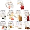 63Pairs-Fashion-Earrings-with-Tassel-Earrings-Layered-Ball-Dangle-Hoop-Stud-Jacket-Earrings-for-Women-Girls-Jewelry-Fashion-and-Valentine-Birthday-Party-Gift 63Pairs Fashion Earrings with Tassel Earrings Layered Ball Dangle Hoop Stud Jacket Earrings for Women Girls Jewelry Fashion and Valentine Birthday Party Gift