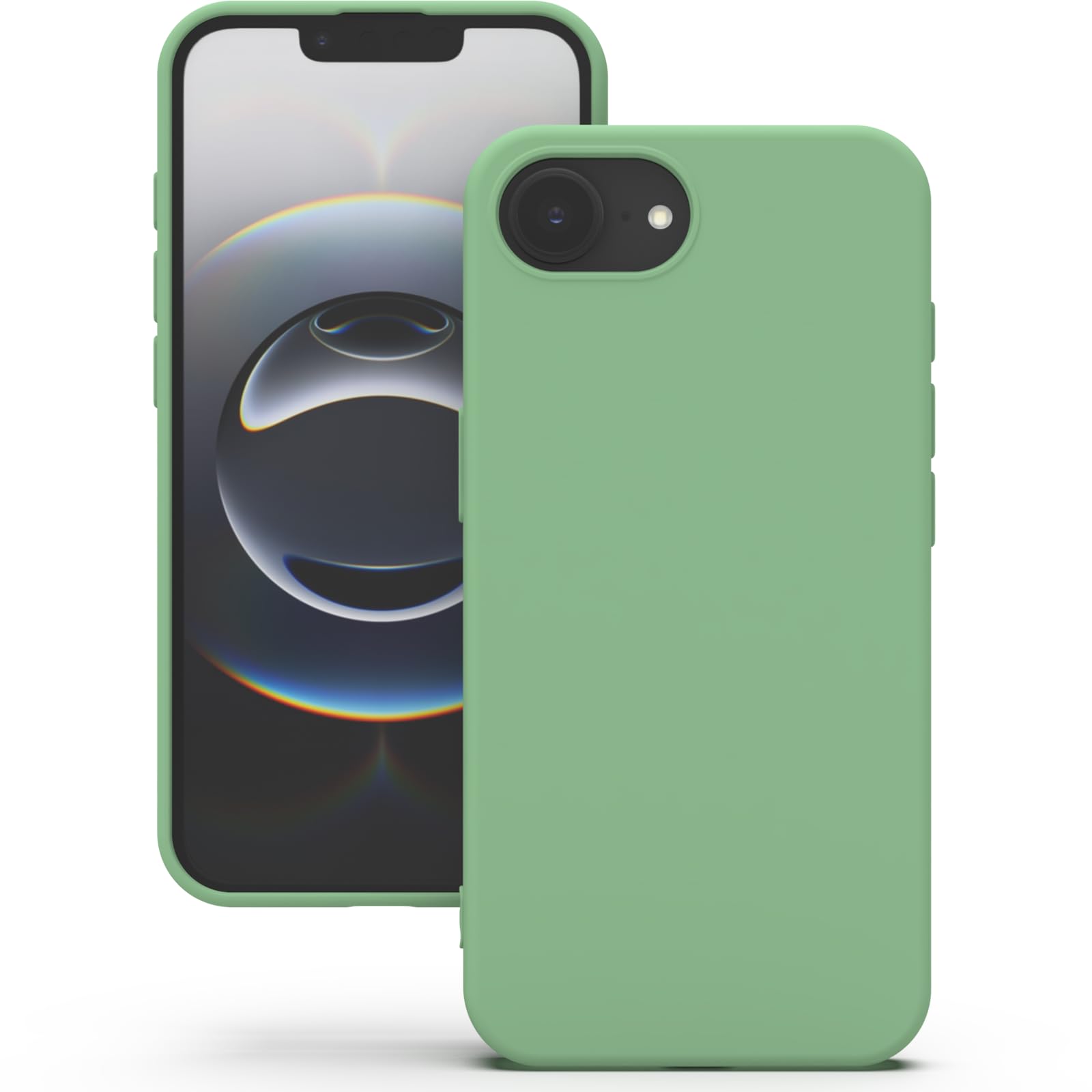 YATWIN Silicone Case for iPhone XR, Soft-Touch, Shockproof, DustProof, Antiskid Full Body Armour Phone Cover for Apple iPhone XR - Dark Green — view 182