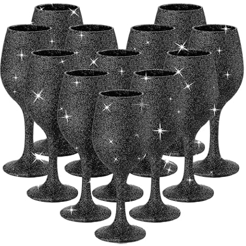 Singhoow Glitter Wine Glasses Set of 12 Cover