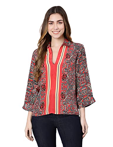 Image of oxolloxo Razy res Scarf Print Women top