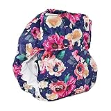 No Prep Organic Cloth Diaper – Smart Bottoms Dream Diaper 2.0 – Washable, Reusable – Natural Fiber Interior (Petit Bouquet)