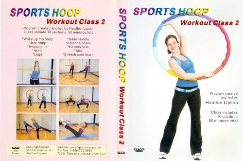 Sports Hoop Hula Hoop Workout DVD -Lead By Heather Lipson