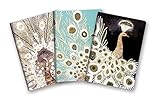 Studio Oh! 3-Pack Notebooks in Coordinating Designs Available in 12 Different Bundles, Eli Halpin Peacocks