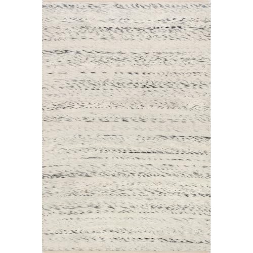 Image of Nuloom Santa Ivory Solid Flatweave Area Rug, 10' x 14'