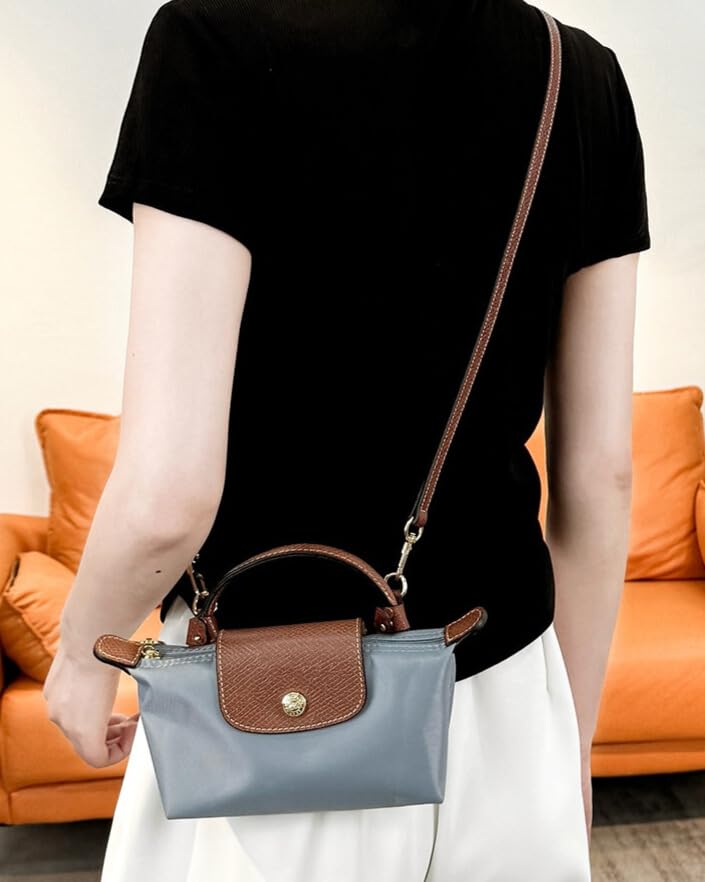 Image of Jiesinlov Leather Bag Shoulder Strap Replacement Crossbody Adjustable Conversion Kit Fit for Mini Pouch