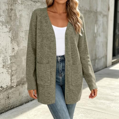 Cardigan Sweaters for Women Open Front Coats Long Sleeve Fashion Jackets - image 6
