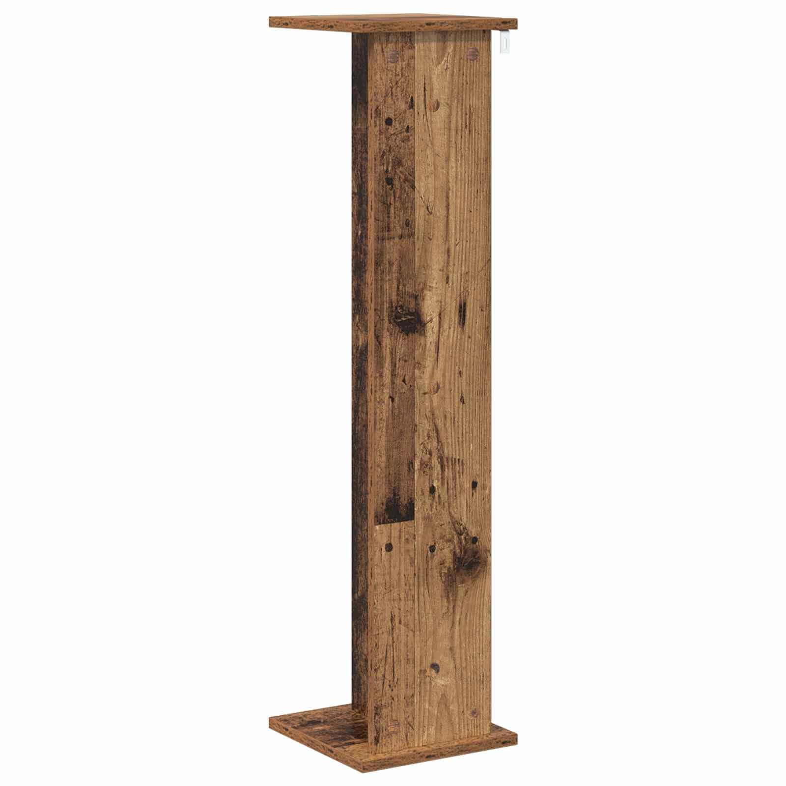 Stojak na rośliny 2 szt. stare drewno 25 x 25,5 x 100,5 cm