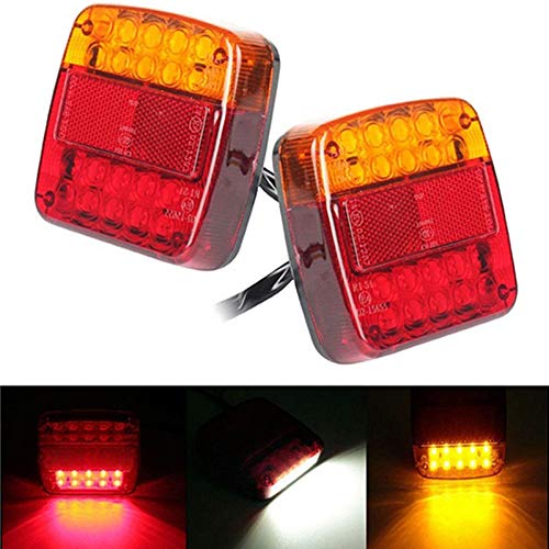 fanale posteriore dell'auto Rimorchio per camion 20LED Fanale posteriore Freno Stop Indicatore di direzione Lampada 12V