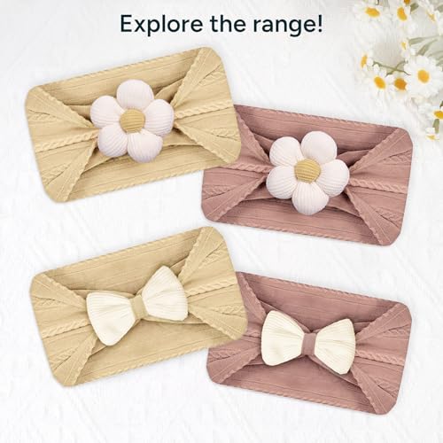 Image of Nintara Baby Hairband - Stretchable, Lightweight Accessory for Newborns