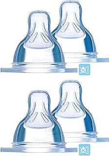 MAM Seiden Sauger Set // Größe 4 Tropffrei // ab 4+ Monate // 4er Set // Auslaufsicher – für erste eigene Trinkversuche