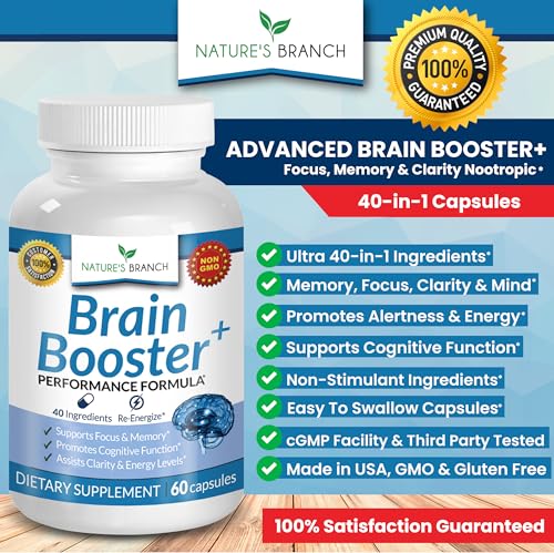 Nature'S Branch 0646437303682 40-In-1 Brain Booster Supplement thumb #2