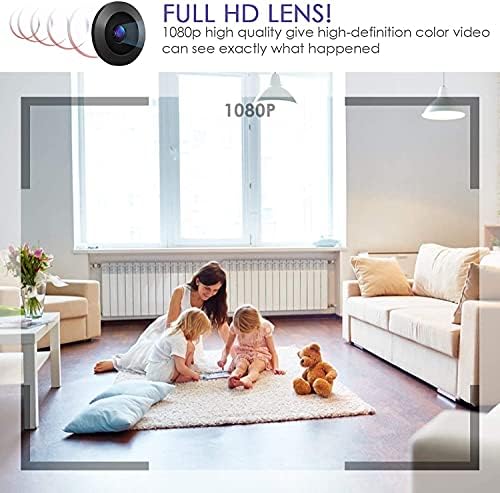 Spy Wall Clock Camera, Hidden Spy Camera Clock HD 1080P Clock camera Nanny Camera with Motion Detector Video Recorder for Home Security and Office Security, No WIFI Needed