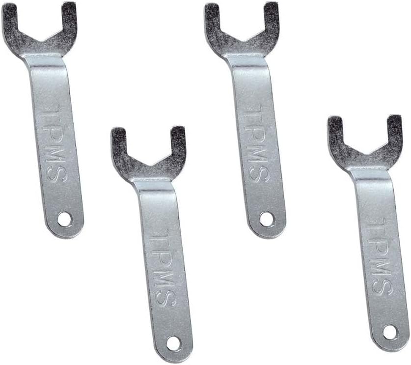 UltAlt 4-Pack TPMS Nut Wrench 13mm Anti-Theft Mounting Tool for Tire Pressure Sensors - Rust-Resistant TPMS Service Kit