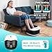 ECARBME Foot Spa Bath Massager with Heat, Foot Bath with 22 Massage Rollers, Temperature Control, Jets, Bubbles, Epsom Salt and Vibration, Pedicure Foot Spa for Relaxation - Black