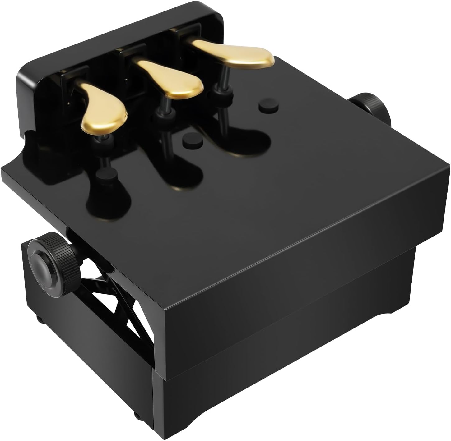 Klavier Extender Pedal Bank f r Kinder Klavier Pedalverl ngerung H henverstellbar mit 3 Pedalen Kinder Klavier Lehren Hilfe Zubeh rteil Schwarz