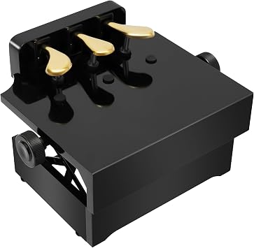 Piano Pedal For Kids Extender Bench Sustain Keyboard Foot Damper Pedal Adjustable Height With 3 Pedals Piano Teaching Aid Accessory,For Children Aged 4-12