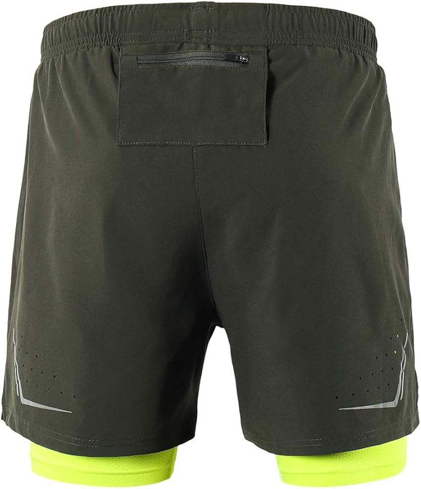 Buy Lixada 2-in-1 Men's Running Shorts 